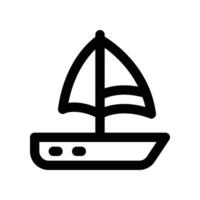 windsurfen icoon. vector lijn icoon voor uw website, mobiel, presentatie, en logo ontwerp.