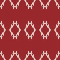 traditioneel etnisch ikat motief kleding stof patroon meetkundig stijl.afrikaans ikat borduurwerk etnisch oosters patroon rood achtergrond behang. abstract,vector,illustratie.textuur,frame,decoratie. vector