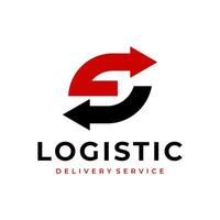 logistiek bedrijf vector logo. levering icoon. pijl icoon. pijl vector. levering onderhoud logo. web, digitaal, snelheid, marketing, netwerk icoon.