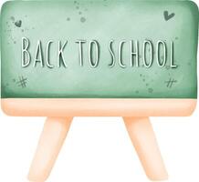 terug naar school- element clip art vector