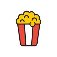 popcorn icoon symbool sjabloon voor grafisch en web ontwerp logo vector illustratie