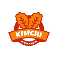 Kimchi logo Koreaans voedsel vector sjabloon, voor biologisch gezond traditioneel eigengemaakt voedsel grafisch ontwerpen inspiratie