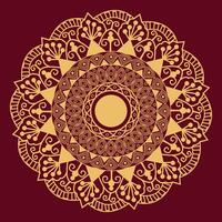 luxe mandala-ontwerp vector