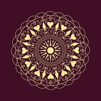 luxe mandala-ontwerp vector