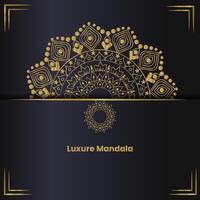 luxe mandala-ontwerp vector