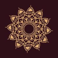 luxe mandala-ontwerp vector