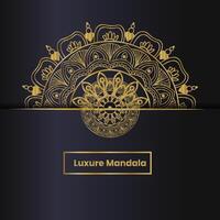 luxe mandala-ontwerp vector