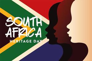 Zuid-Afrika Erfgoeddag vector