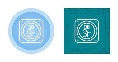 strontium vector icoon