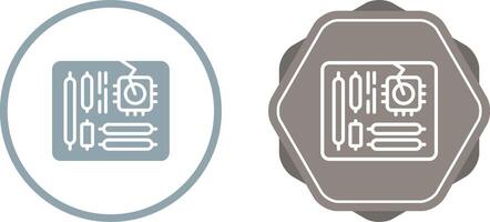 moederbord vector pictogram