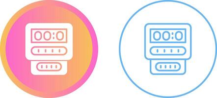 elektrisch meter vector icoon