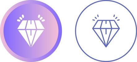 diamant vector pictogram