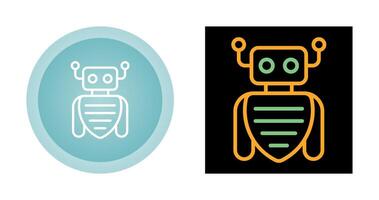 robot assistent vector icon