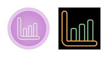 tabel histogram vector icoon