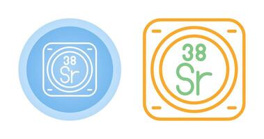 strontium vector icoon