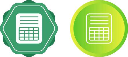 spreadsheet vector icoon