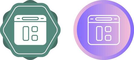 dashboard vector pictogram