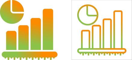 bar diagram vector icoon