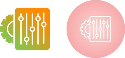 instellingen vector pictogram