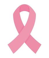 roze lint van borstkanker bewustzijn vector ontwerp