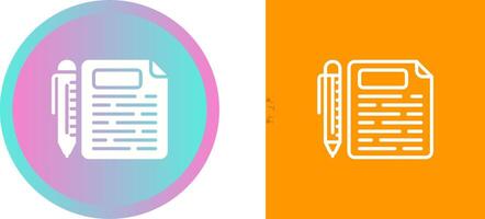 contract vector pictogram