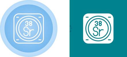 strontium vector icoon