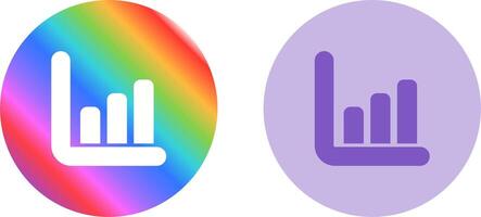 tabel histogram vector icoon