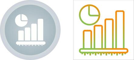 bar diagram vector icoon