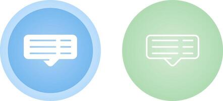 commentaar vector pictogram