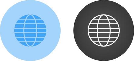 wereldbol vector pictogram