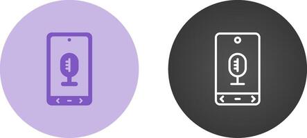 microfoon vector pictogram