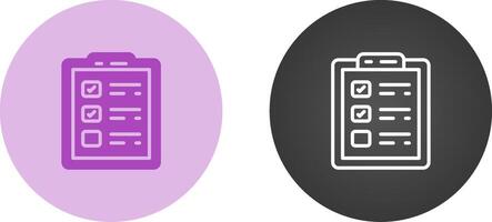 controlelijst vector pictogram