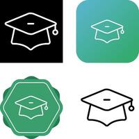 diploma uitreiking pet vector icoon