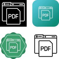 pdf vector icoon