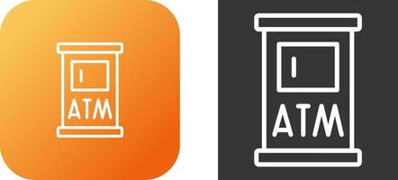 geldautomaat vector pictogram