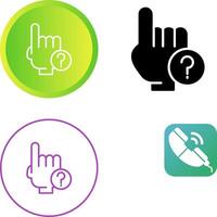 hand vector pictogram