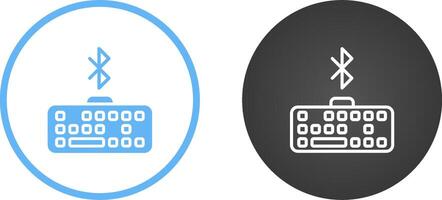 Bluetooth toetsenbord vector icoon