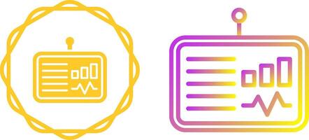 dashboard vector pictogram