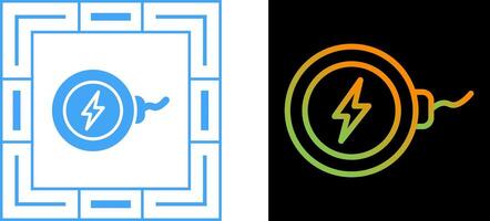 draadloze oplader vector icoon
