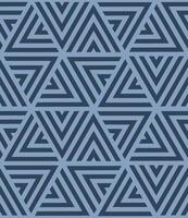 naadloos grijs blauw patroon van driehoeken voor achtergrond vector