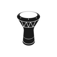 Darbuka icoon vector illustratie ontwerp