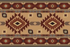 Navajo tribal vector naadloos patroon. inheems Amerikaans ornament. etnisch zuiden western decor stijl. boho meetkundig ornament. vector naadloos patroon. Mexicaans deken, tapijt. geweven tapijt illustratie.