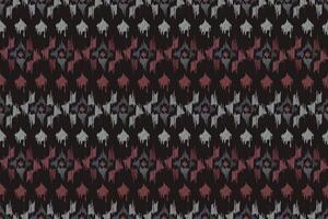 ikat tribal Indisch naadloos patroon. etnisch aztec kleding stof tapijt mandala ornament inheems boho chevron textiel.geometrisch Afrikaanse Amerikaans oosters traditioneel vector illustraties. borduurwerk stijl.