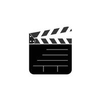 film klepel bord vector logo ontwerp sjabloon