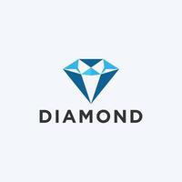 ai gegenereerd diamant logo ontwerp elegant diamant succes bedrijf icoon vector