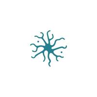 ai gegenereerd menselijk neuron logo ontwerp, symbool vector