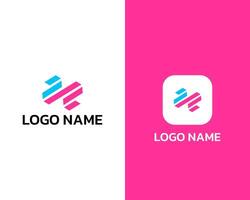 abstract brief w modern monogram bedrijf app icoon logo ontwerp sjabloon vector