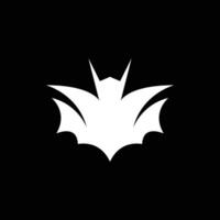 knuppel vleugel silhouet icoon en symbool vector sjabloon illustratie