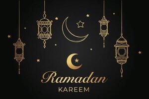 Ramadan, eid al fitr, Islamitisch nieuw jaar achtergrond groet kaart vector