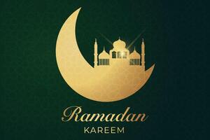 Ramadan, eid al fitr, Islamitisch nieuw jaar achtergrond groet kaart vector